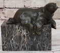 Load image into Gallery viewer, Art Deco Hot Cast Polar Bear Bookend Bookends Bronze Sculpture Statue Figurine