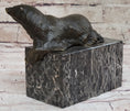 Load image into Gallery viewer, Art Deco Hot Cast Polar Bear Bookend Bookends Bronze Sculpture Statue Figurine
