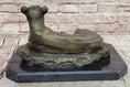 Load image into Gallery viewer, Art Deco Large Female African Wildlife Lion Bronze Sculpture Marble Statue Decor - Southlake Paws