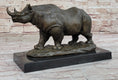 Load image into Gallery viewer, Rhinoceros Rhino Safari Wildlife Bronze Sculpture Statue Original Signed Art