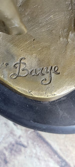 Handmade LARGE Bronze of a Whippet Greyhound Dog Classic Masterpiece Figurine