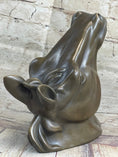Load image into Gallery viewer, Signed Original Thomas Wall Mount Horse Head Bust Bronze Sculpture Art Deco Sale