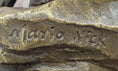 Load image into Gallery viewer, Bear Standing on Boulder Bronze Metal Statue Sculpture Figure on Marble Base - Southlake Paws
