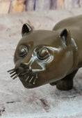 Load image into Gallery viewer, Handcrafted Large Botero Cat Gato Feline Animal Bronze Sculpture Figurine Figure
