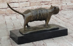 Fernando Botero Skinny Cat Bronze Abstract Modern Art Sculpture Statue Decor 7
