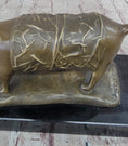 Load image into Gallery viewer, Fernando Botero Skinny Cat Bronze Abstract Modern Art Sculpture Statue Decor 7" x 11"