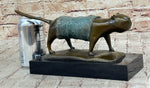 Abstract Cat Bronze Metal Sculpture Statue Figure After Fernando Botero
