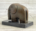 Load image into Gallery viewer, Modern Art Abstract Elephant Bronze Sculpture Statue Signed Dali on Marble Base