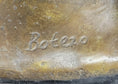 Load image into Gallery viewer, Bronze Metal Cat Sculpture Statue Figure on Marble Base after Fernando Botero