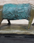 Load image into Gallery viewer, Special Patina Chubby Cat Feline by Botero Genuine Bronze Sculpture Figurine