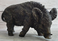 Load image into Gallery viewer, Wild Boar Pig Feral Hog Bronze Sculpture Statue Figure Figurine Decor