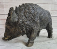 Load image into Gallery viewer, Wild Boar Pig Feral Hog Bronze Sculpture Statue Figure Figurine Decor