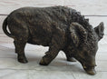 Load image into Gallery viewer, Wild Boar Pig Feral Hog Bronze Sculpture Statue Figure Figurine Decor