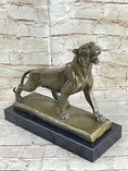 Load image into Gallery viewer, Jaguar Panther Leopard Cougar Big Cat Collector Bronze Marble Statue Art Decor