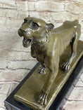 Load image into Gallery viewer, Jaguar Panther Leopard Cougar Big Cat Collector Bronze Marble Statue Art Decor
