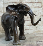Happy Lucky Elephant Bronze Statue Figure by Barye Sculpture Hot Cast Art Decor