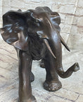 Load image into Gallery viewer, Happy Lucky Elephant Bronze Statue Figure by Barye Sculpture Hot Cast Art Decor
