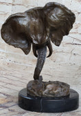 Load image into Gallery viewer, Original Milo Large Elephant Bust Bronze Sculpture Statue Wildlife Safari Decor