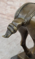 Load image into Gallery viewer, Tang Dynasty Horse Bronze Sculpture Mantle Marble Base Statue Hot Cast Figurine 14" x 12"