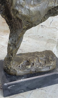 Load image into Gallery viewer, Rhinoceros Rhino Bronze Metal Handmade Statue Sculpture Modern Art 14" x 10"