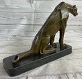 Load image into Gallery viewer, Henry Moore Modern Art Abstract Jaguar Panther Cougar Lion Bronze Sculpture Sale