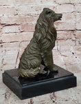 Load image into Gallery viewer, Bronze Collie Dog Statue – Loyal Companion Figurine