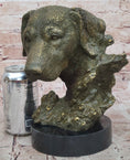 Load image into Gallery viewer, Bronze Labrador Retriever Dog Head Sculpture - Signed Original Art