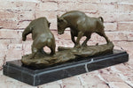 Bull and Bear Bronze Sculpture – Wall Street Market Duel Statue