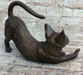 Load image into Gallery viewer, Signed Original Siamese cat Bronze Sculpture Figurine Figure Home Decor Hot CAST