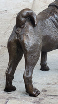 Load image into Gallery viewer, Hot Cast Bronze Shar Pei Dog Sculpture Statue Figurine Original Art