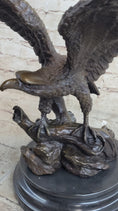 Load image into Gallery viewer, Life Size Hawk American Bald Eagle Bronze Statue Art Deco Figure Wild Figurine