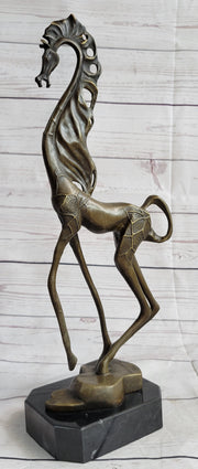 Surreal Dalinian Horse Abstract Bronze Sculpture Statue Salvador Dali 15