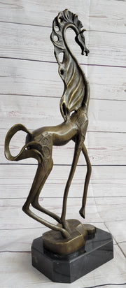 Surreal Dalinian Horse Abstract Bronze Sculpture Statue Salvador Dali 15