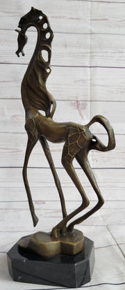 Surreal Dalinian Horse Abstract Bronze Sculpture Statue Salvador Dali 15