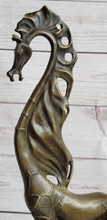 Load image into Gallery viewer, Surreal Dalinian Horse Abstract Bronze Sculpture Statue Salvador Dali 15" x 9"