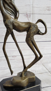 Surreal Dalinian Horse Abstract Bronze Sculpture Statue Salvador Dali 15