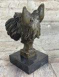 Load image into Gallery viewer, 100% Solid Bronze Schnauzer Scottish Terrier Dog Animal Bookend Sculpture Figurine
