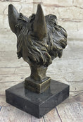 Load image into Gallery viewer, 100% Solid Bronze Schnauzer Scottish Terrier Dog Animal Bookend Sculpture Figurine