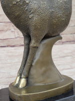 Abstract Modern Art Bucking Chinese Tang Horse Bronze Sculpture Figure by Milo