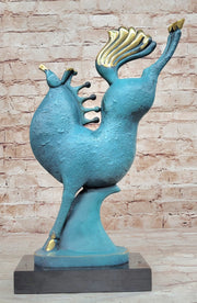 Special Patina Abstract Modern Artwork Rearing Horse Bronze Sculpture