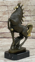 Load image into Gallery viewer, Signed Original Miguel Lopez Tang Horse Abstract Modern Bronze Sculpture Statue