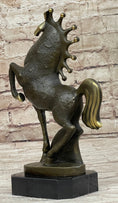 Load image into Gallery viewer, Signed Original Miguel Lopez Tang Horse Abstract Modern Bronze Sculpture Statue