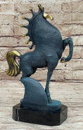 Load image into Gallery viewer, Signed Original Miguel Lopez Tang Horse Abstract Modern Bronze Sculpture Statue