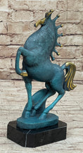 Load image into Gallery viewer, Signed Original Miguel Lopez Tang Horse Abstract Modern Bronze Sculpture Statue