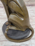 Load image into Gallery viewer, Modern Art Extra Large Mountain Lion Bronze Sculpture By Henry Moore Figurine