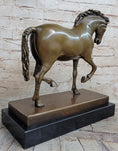 Load image into Gallery viewer, Tang Horse by Barye Art Deco Modern Bronze Sculpture Figurine Hot Cast Statue