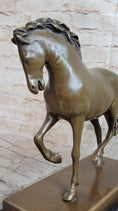 Load image into Gallery viewer, Tang Horse by Barye Art Deco Modern Bronze Sculpture Figurine Hot Cast Statue