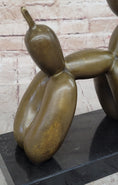 Load image into Gallery viewer, Balloon Dog Bronze Metal Sculpture Statue Decor Abstract Art on Marble Base