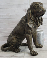Bloodhound Basset Hound Wrinkly Dog Figure Statue Sculpture 14