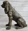 Load image into Gallery viewer, Bloodhound Basset Hound Wrinkly Dog Figure Statue Sculpture 14" x 18"